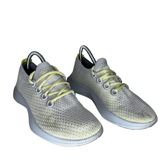 Allbirds Women's Tree Dasher 1 Gray Green Flexible Wool Sneakers Shoes Size 8 - Picture 2 of 10